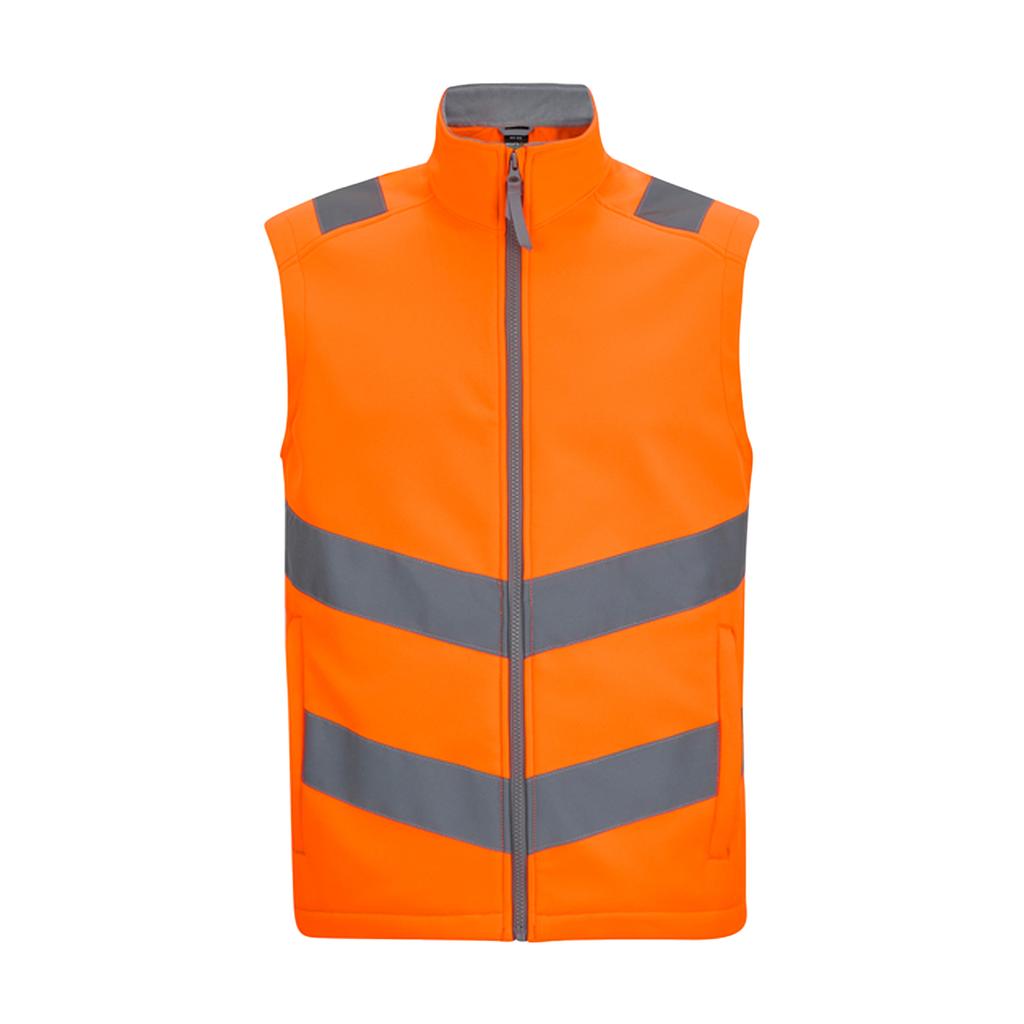 Regatta Mens Pro Contract Ablaze Soft Full Zip Hi-Vis Vest