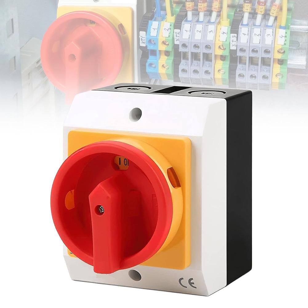 50Hz AC UKP Waterproof Isolating Switch 4pin,plug-in Type For Indoors Outdoor Main Switch Circuit Breaker Rotary Off Switch IP65