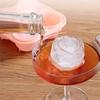4 Grids Rose Ice Mold Reusable Silicone Ice Box Ice Ball Mold For Summer Dessert Whiskey Drinks Home Bar Accessories