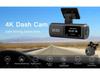 Cross-Border V22 4K HD Front & Rear Dual-Recording Dash Cam with GPS Trajectory & Mobile Connectivity
