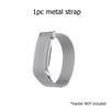 Für Google Fitbit Air Strap Edelstahl Metall Uhrenarmbänder Verstellbares Komfortables Ersatzarmband Magnetischer Verschluss