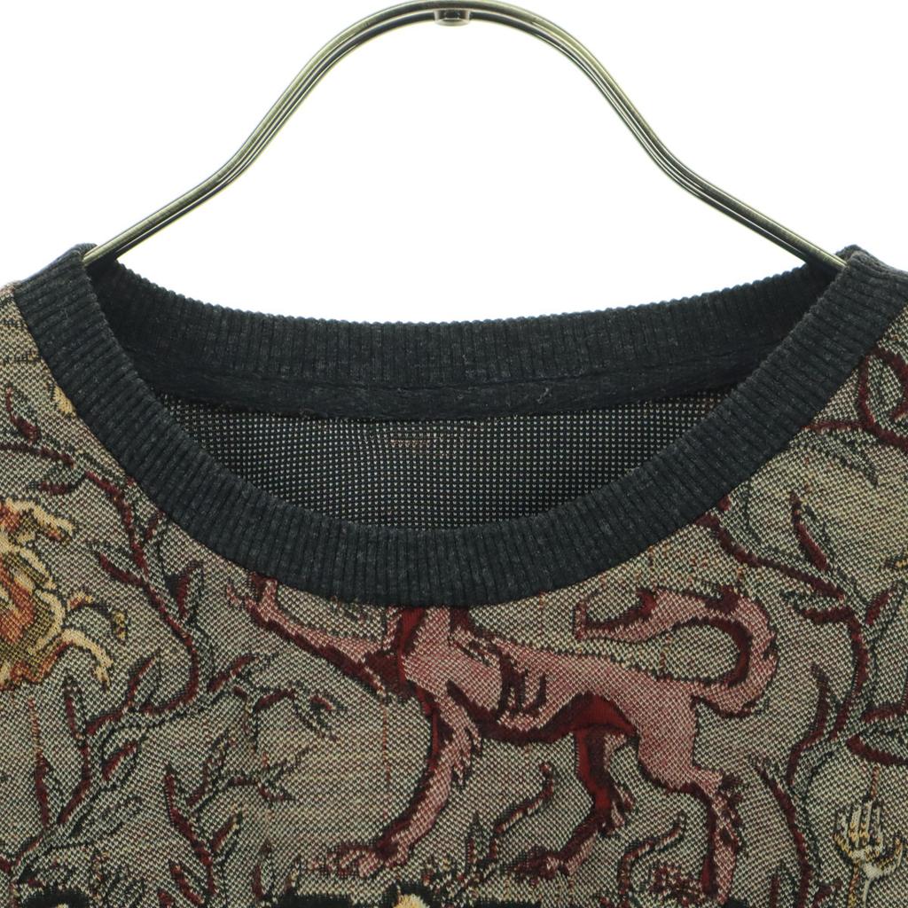 Beauty Products ZARA Tiger Embroidery Long Sleeve Sweat Beige Men's Used