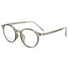 TR90 Oval Frame Glasses Lightweight Anti Blue Light Protection Unisex Classic Retro Spectacles for Men Women