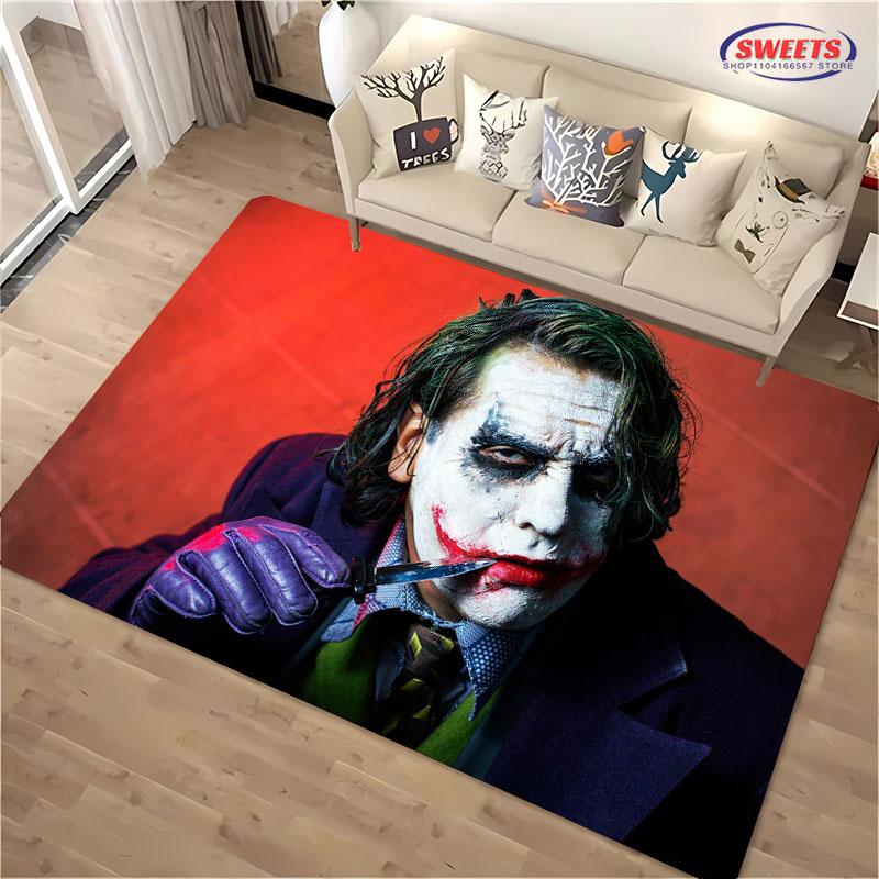 New Arrival! Classic Joker Carpet, Living Room Bedroom Office Area Children's Room of Choice, Non-slip Machine Washable Mat Gift