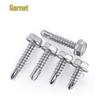 410 Stainless Steel Hex Head Washer Self-Drilling Tapping Screw M4.2 M4.8 Swallowtail Wood Screw