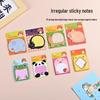 Custom Cartoon Alien Animal Notepad - Creative Sticky Notes for Students