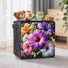 Bright Flowers 5D Diamond Painting Storage Basket Full Round Drill Mosaic Diamond Embroidery Cross Stitch Kits Home Decor Home Decor