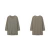 Furina Double Layer Round Blouse Shiring