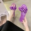 Women Slippers Summer Outside Flat Bottom Slippers Fashion Jelly Sandals Women New Beach Women's Shoes Sandalias De Mujeres