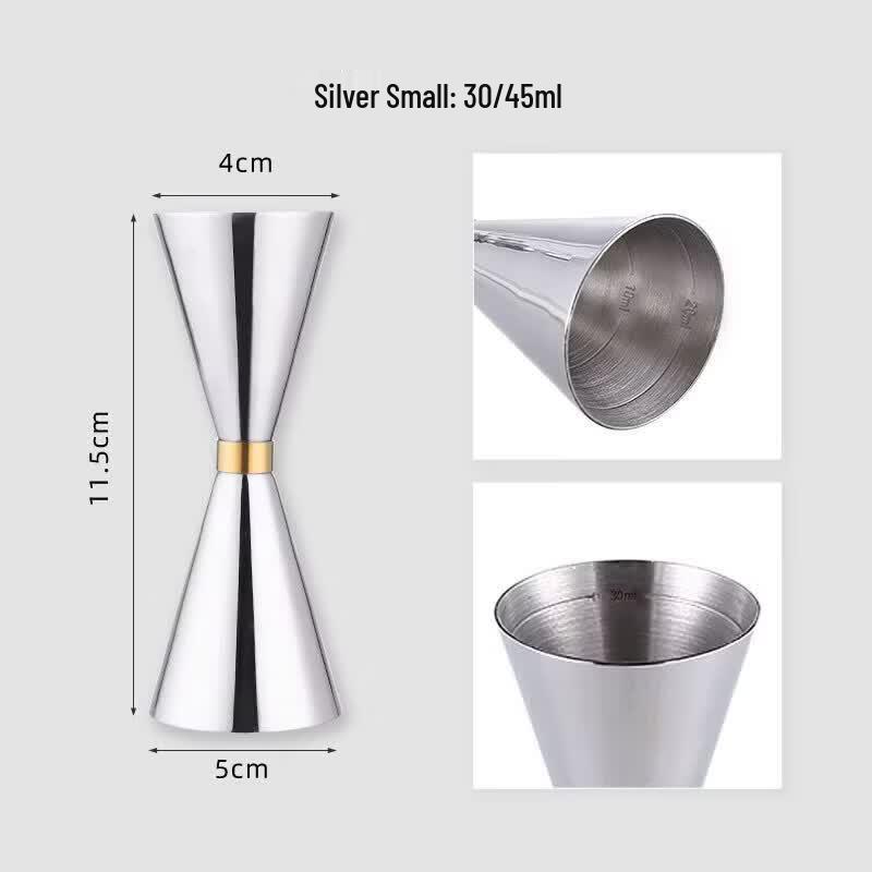 ZISIZ Stainless Steel Cocktail Jigger