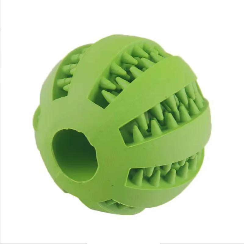 New Pet Leaking Ball Toys Dogs Playing with Natural Rubber Leaking Device Grappling and Biting and Grinding Elastic Toys