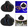 Bike Seat Soft Wide Cycling Cushion Pad Shock Absorbing Mountain Bike Exercise Bike Breathable PU for Men Women Bicycle Saddle