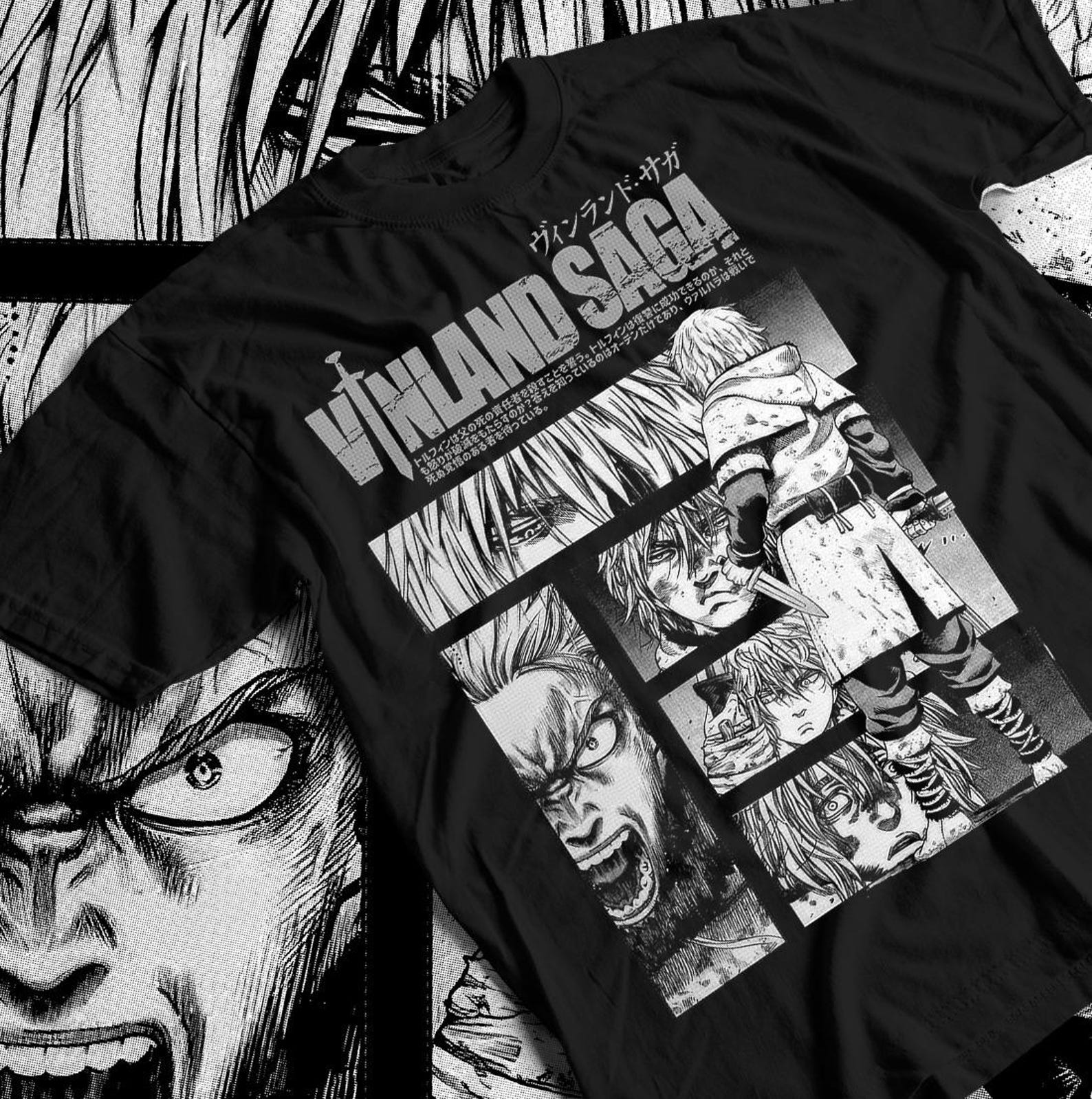Vinland Saga Thorfinn Askeladd T shirt | Anime Tee XL