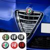 2026 Autocollant Chaud Métal 3D Calandre Avant d'Aile Badge Accessoires Extérieurs Auto Pour Alfa Romeo Giulia Stelvio Giulietta 156 15