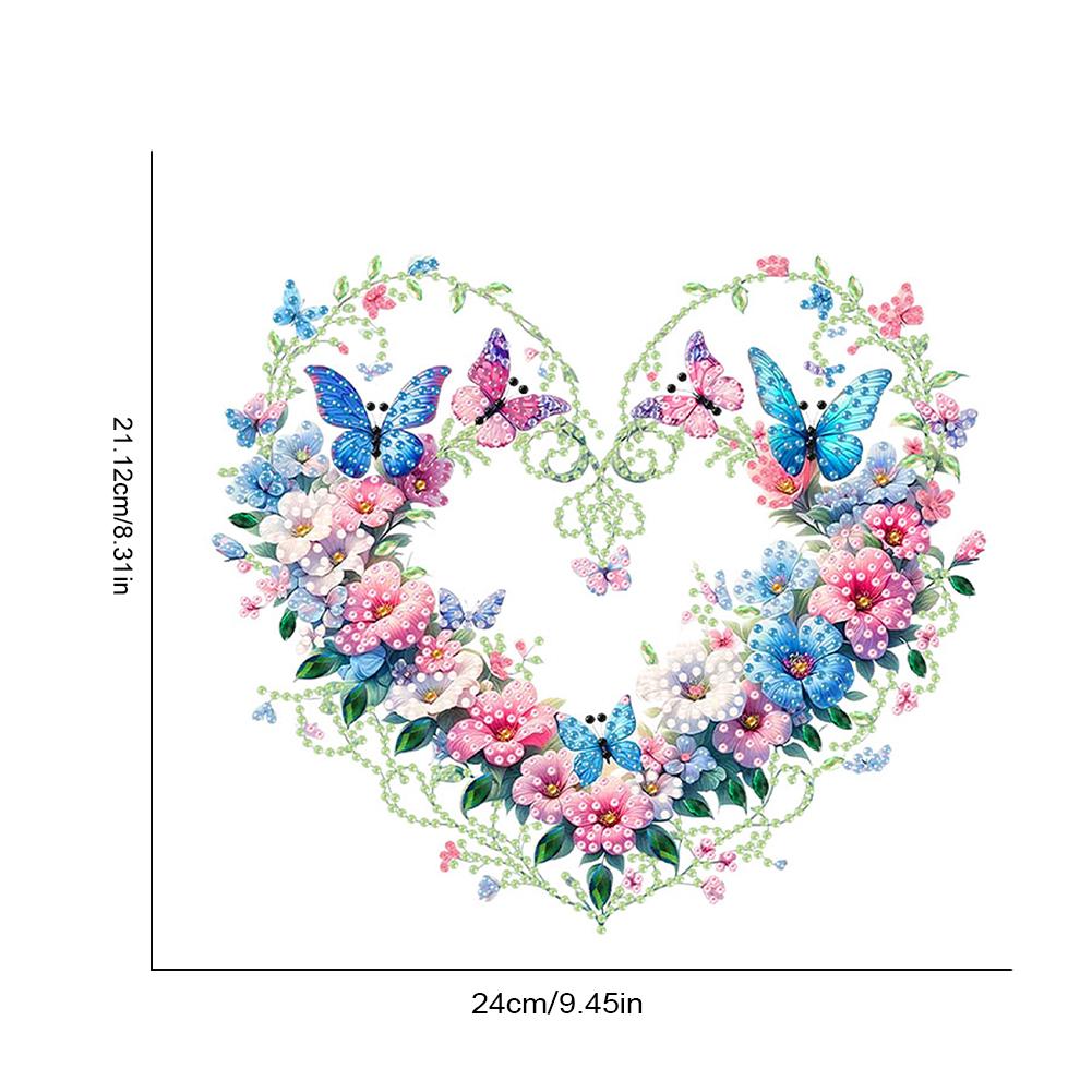 DIY 2D Flat Acrylic Special Shaped Diamond Art Pendant for Home Decoration and Gift