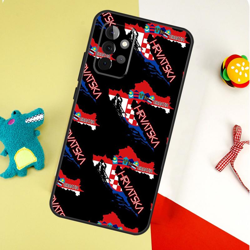 Croatia flag For Samsung Galaxy A53 A33 A13 A54 A34 A14 A55 A35 A15 A05 A06 A16 A22 A32 A52 Phone Case