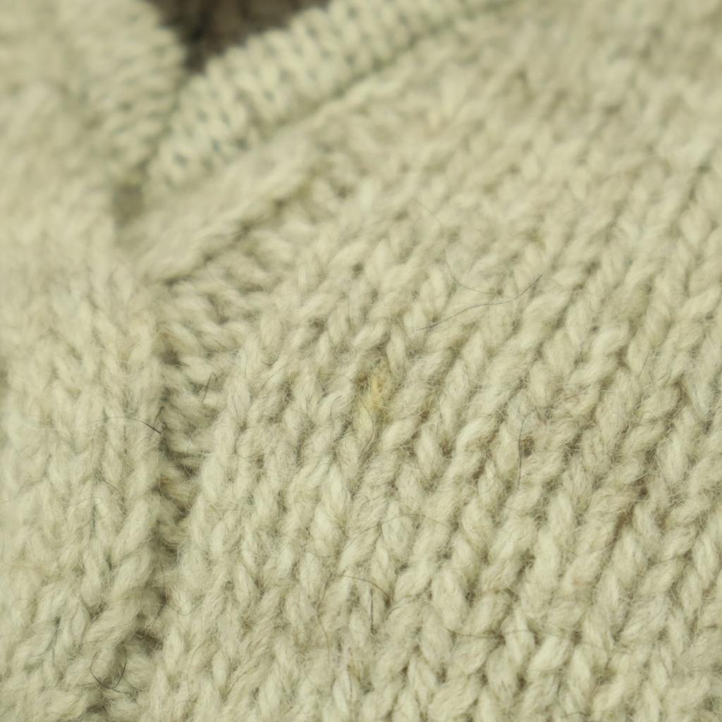 Oldderby Knitwear Long sleeve V neck Knit vest L beige Women Used