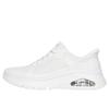 Uno Flex - Malha Ivorine Confortável Versátil Moda Simples Tênis Casual de Cano Baixo Feminino Branco 177795-WHT