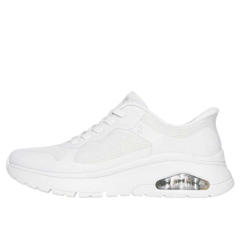 Skechers Uno Flex - Айвори Сетка Удобные Универсальные Модные Простые Низкие Повседневные Кроссовки Женские Белый 177795-WHT 36