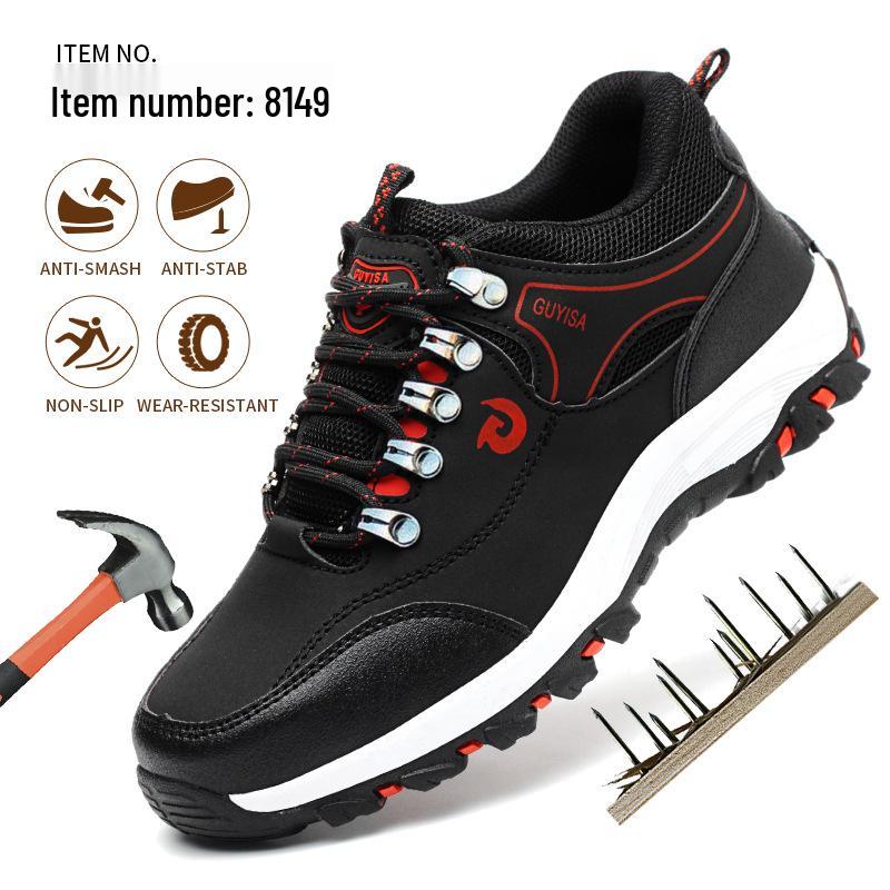 Men's Lightweight Fashionable Safety Work Shoes - Anti-Smash & Puncture Resistant