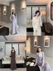 Gentle Style Women's Camisole & Cardigan Set with High-Waist Mermaid Skirt - Autumn/Winter Solid Colors
