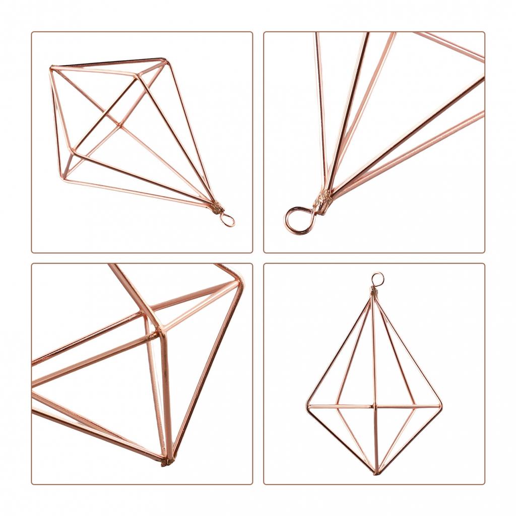 Wall Decoration Hanging Metal Geometric Air Plant Flower Pot