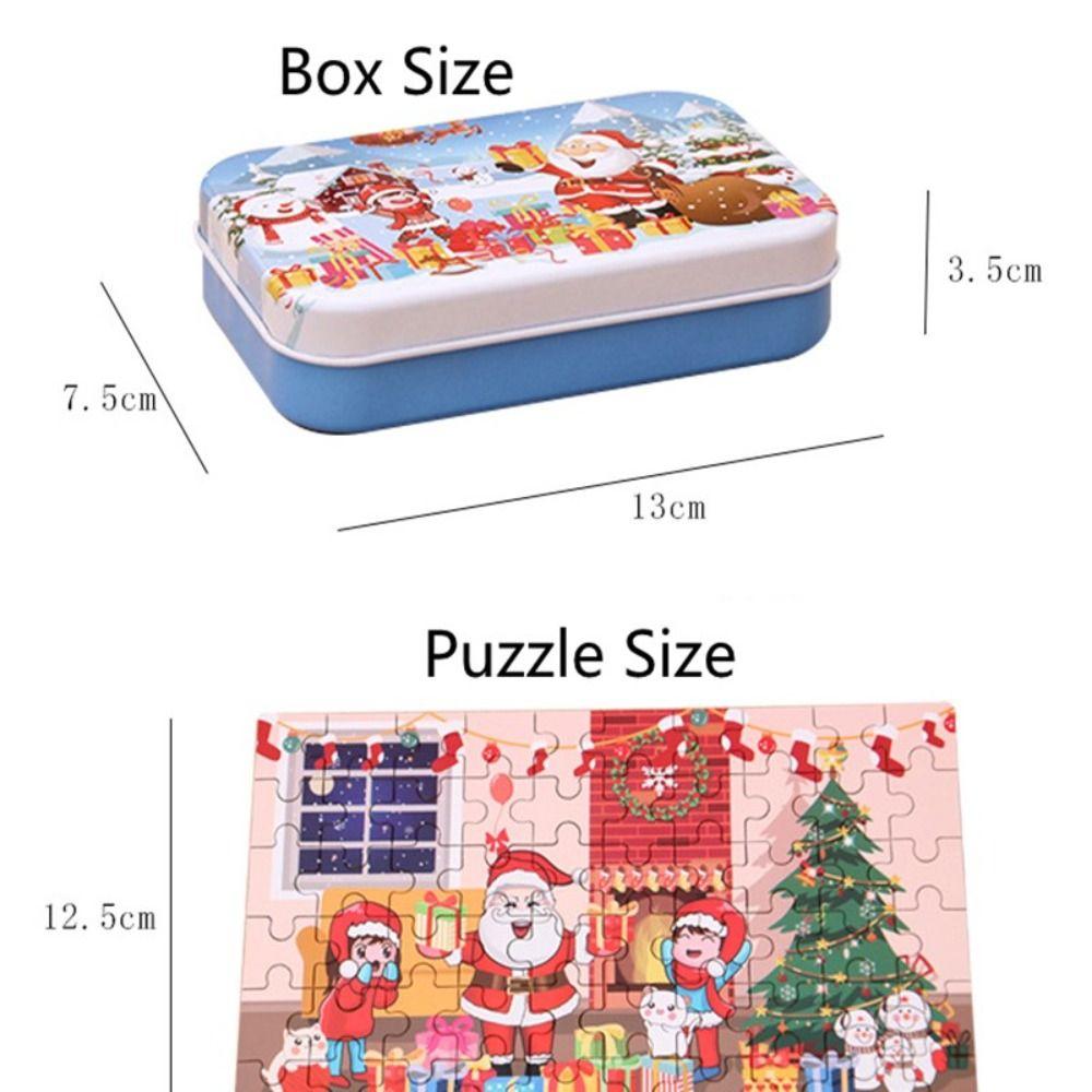 DIY Christmas 3D Puzzle Christmas House Children Model Toy Paper Card Jigsaw  Kindergarten