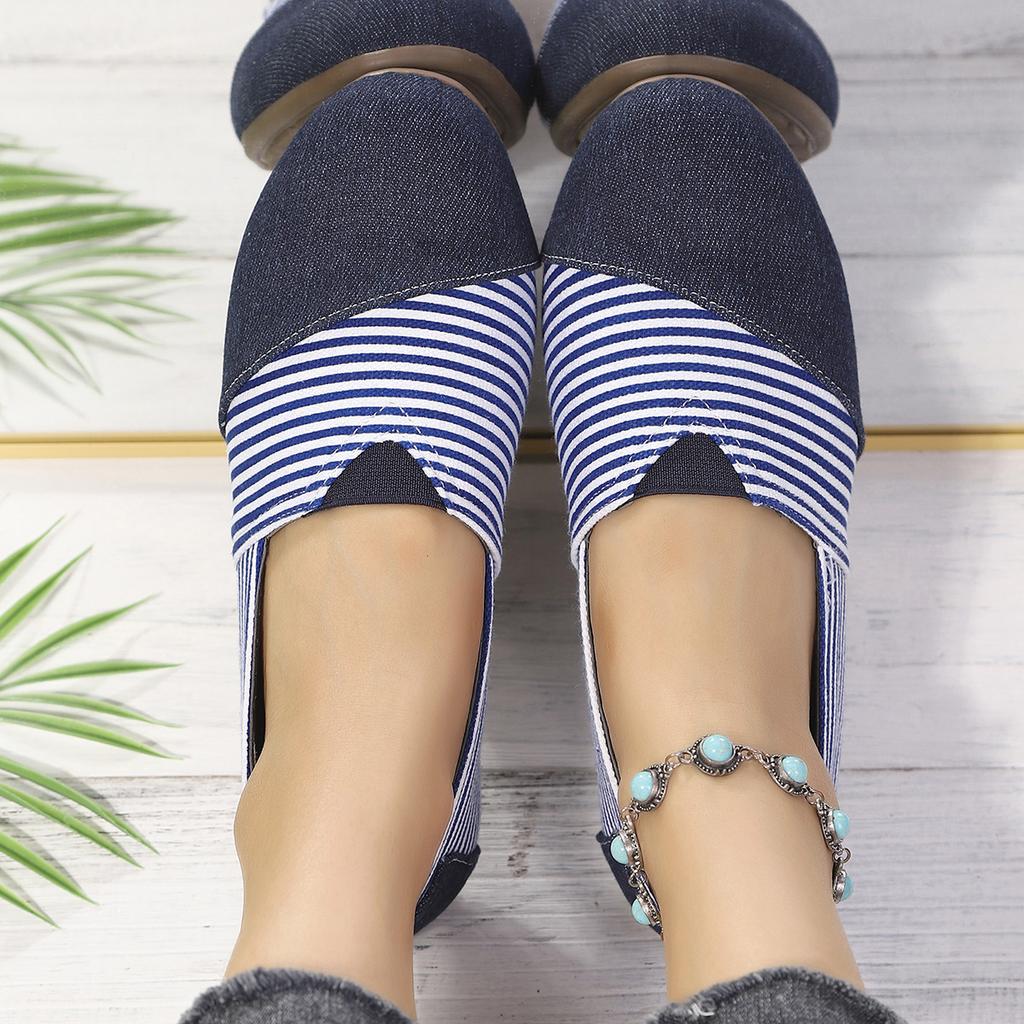 Women Flats Espadrilles Patchwork Slip Op Loafers 2025 New Lightweight Outdoor Shoes Women Comfort Summer Sneakers Women