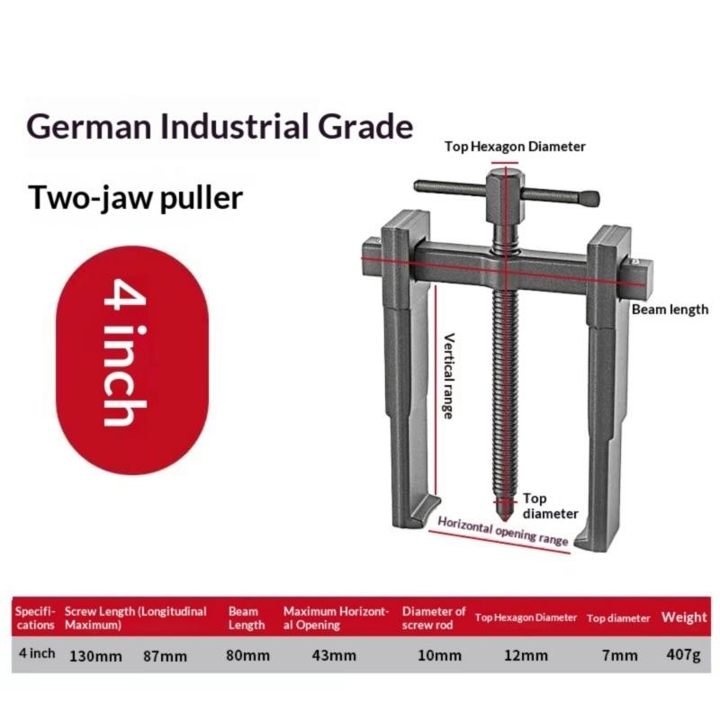 Portable Steel Mini Puller 2 Jaw Design for Workshop Applications Removal of Bearing and Wheel Strong Force