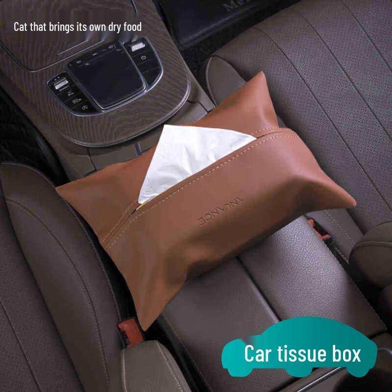 Premium Car Armrest Tissue Box