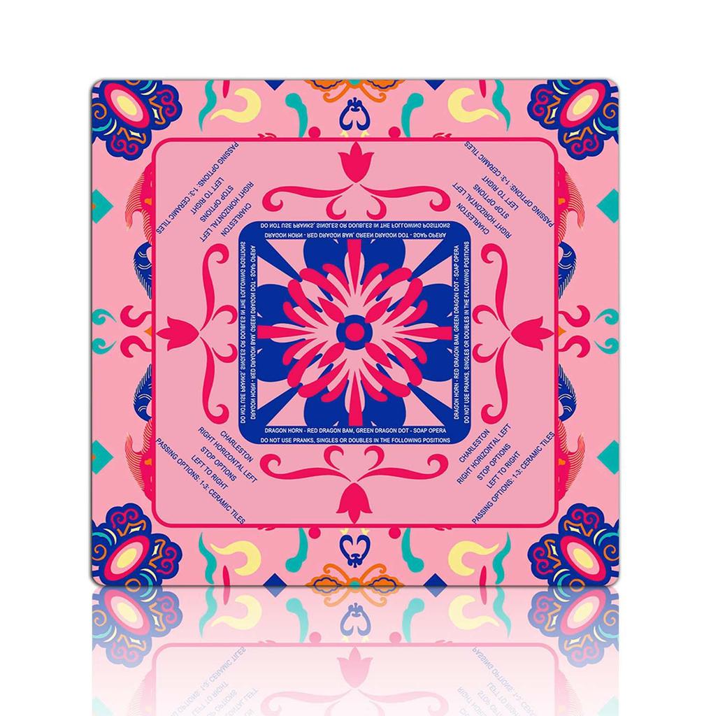 American Mahjong Non-Slip Dirt-Resistant Table Mat - Easy-Clean Protective Cover for Entertainment Activities