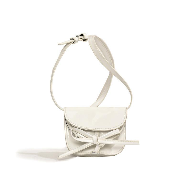 Adorable Mini Childrens Bag Stylish Korean Princess Crossbody Bag For Kids белый