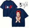David Bowie Maglietta Regalo per Fan Unisex Unisex Harajuku Oversize Unisex Manica Corta Streetwear Alta Qualità Comoda Classica