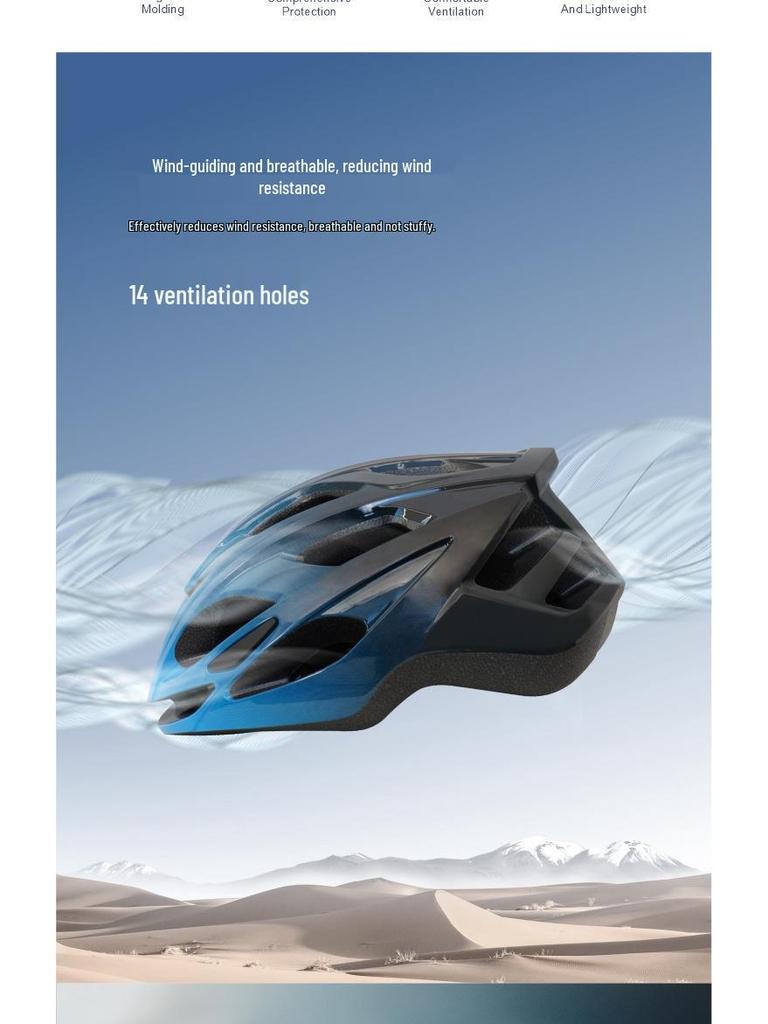 Plus Size Ventilated Ultralight Cycling Helmet for Summer