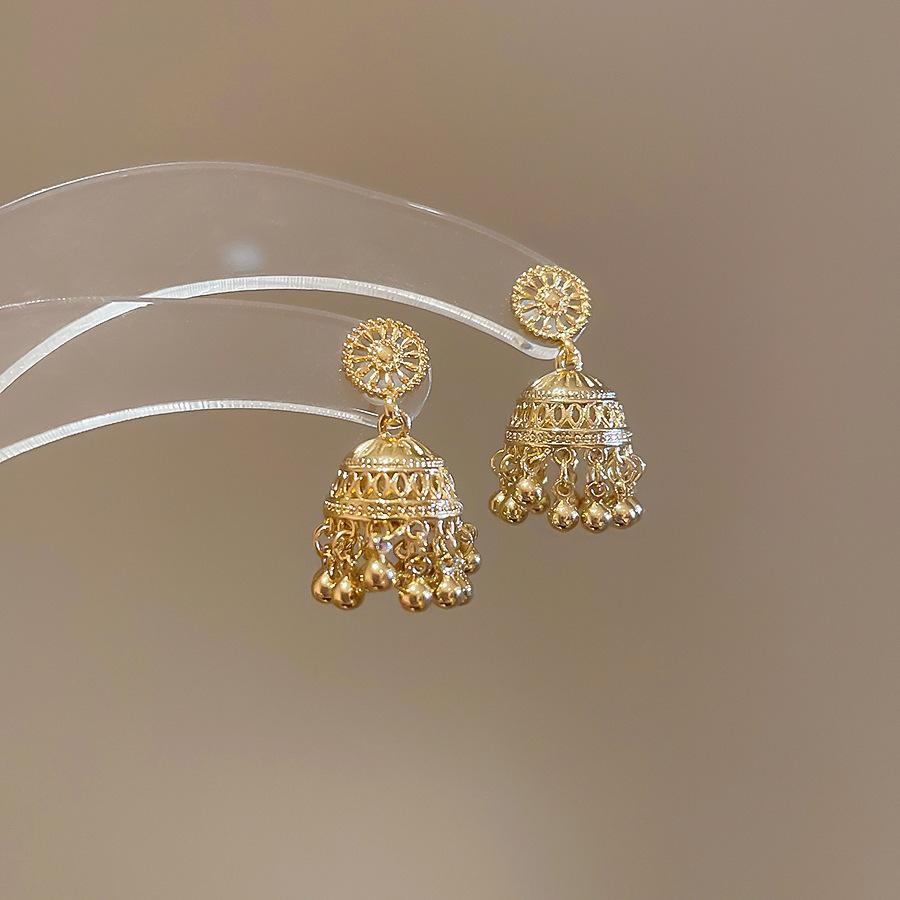 Bohemian Ethnic Style Feathers Fringed Earrings Ear Hooks Personalized Vacation Wind Ears