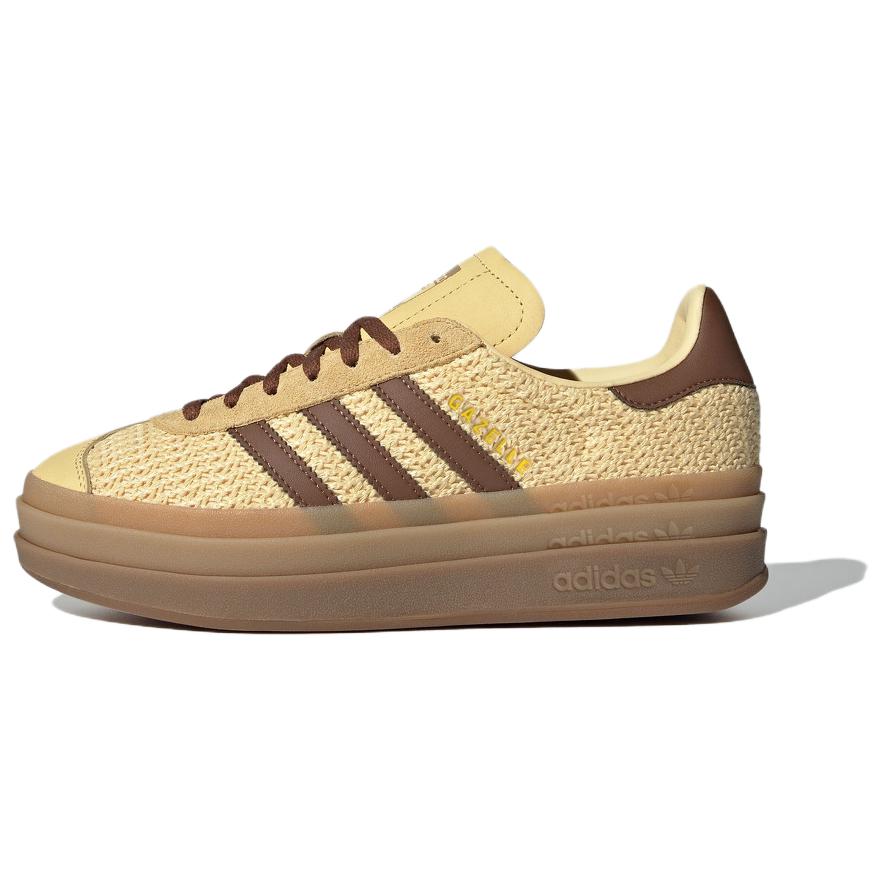 Adidas Originals Gazelle Bold Pohodlné Všestranné Odolné Nízké Tenisky Dámské Tenisky Žluté JS3900