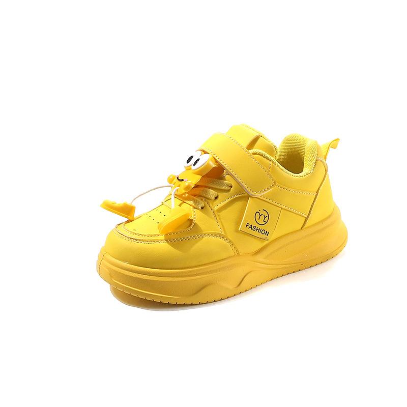 

Children Board Shoes 2024 Comfortable Breathable Casual Sneaker for Boy Kids Shoe for Girl Platform Shoe Toddler Boy Shoe Tenis 31insole19cm жёлтый