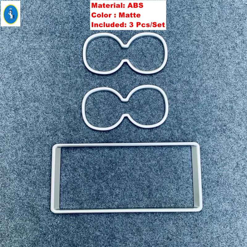 Car Center Console Rear Water Cup Holder Door Handle Decor Frame Cover Trim Accessories For Toyota Noah / Voxy 90