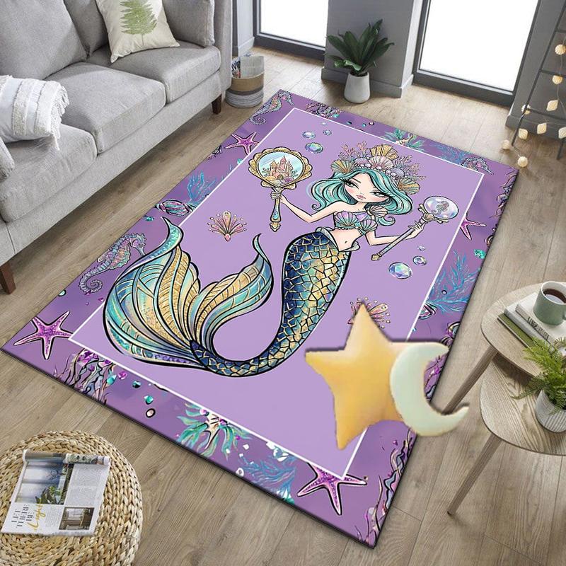 Dreamy Fairy Tale World Office Rug Chair Mat, Entryway Carpet, Suitable for Front Door, Bedroom, Living Room, Desk, Holiday Gift