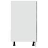 Lyon kitchen sink base cabinet in concrete gray 80x46x81.5 cm wood composite