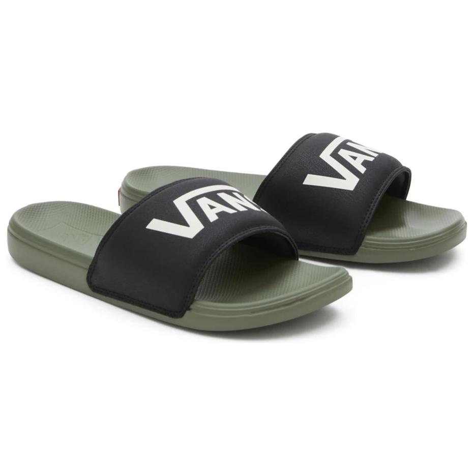 Vans La Costa Comfortable Versatile Casual Non-Slip Breathable Lightweight Slide Sandals Women Sandals Black Green VN0A5HF5GWL