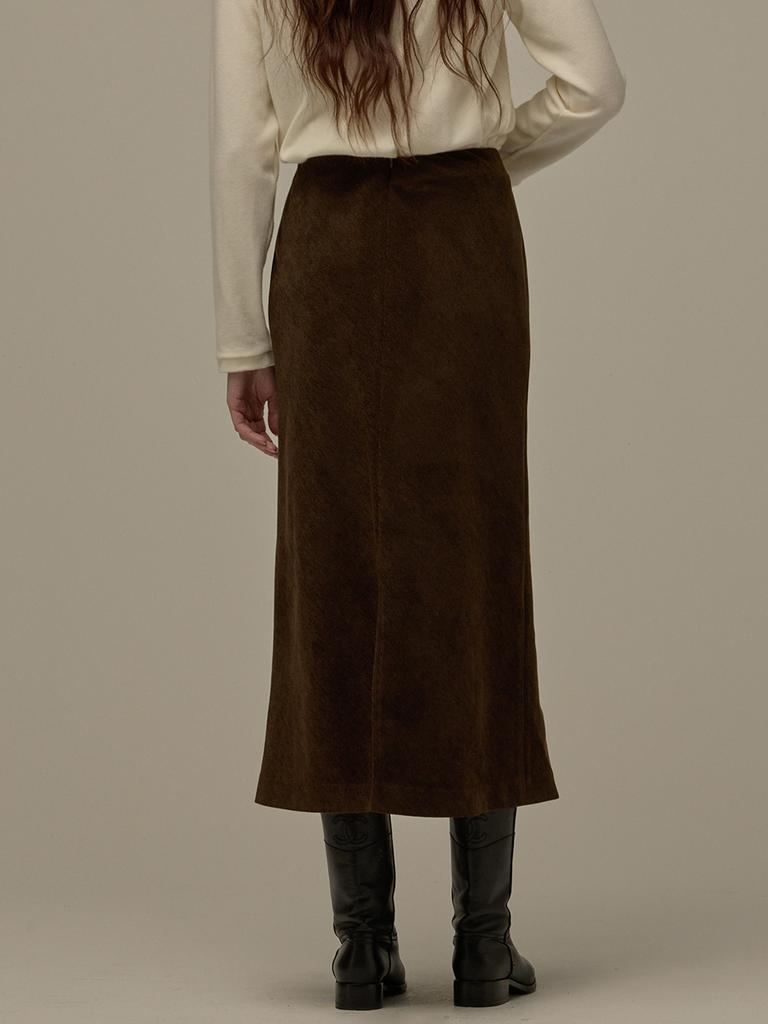 B Muse Mansion Mermaid Skirt - Brown