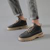 Men’s Black Boots Hiking Shoes Casual Sport Shoes Outdoor Khaki High Top Walking Shoes Plus Size