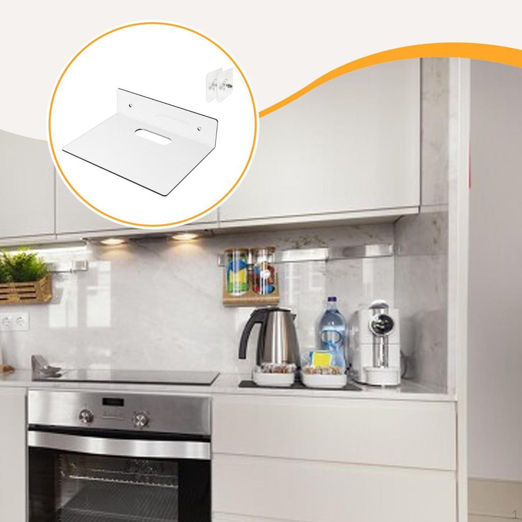 Floating Shelf for Wall Storage Rack Clear Organizer Home Decor And Figurines