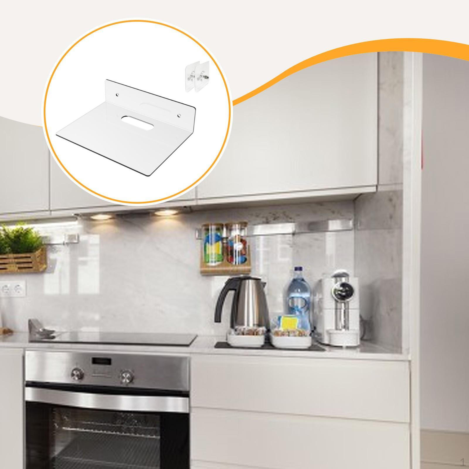 

Подвесная полка для настенного хранения Стеллаж Прозрачный органайзер Домашний декор и фигурки 10cm