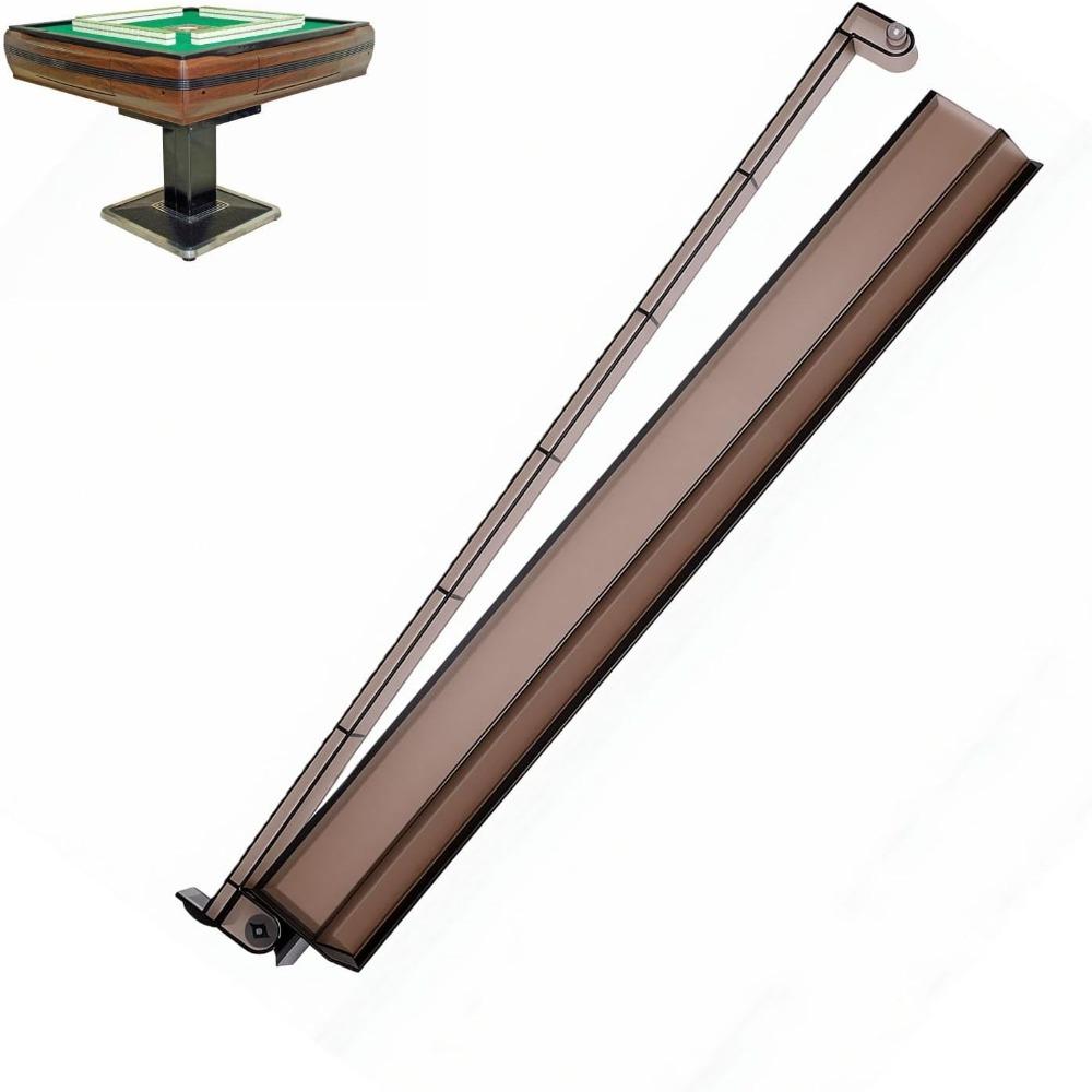 Transparent Wavy Mahjong Tile Rack 18 Inch Mahjong All-in-One Rack Mahjong Tile Holder For Family