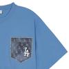 New MLB T Shirt Unisex Dark Sky Blue 3ATSM0753-07SBD