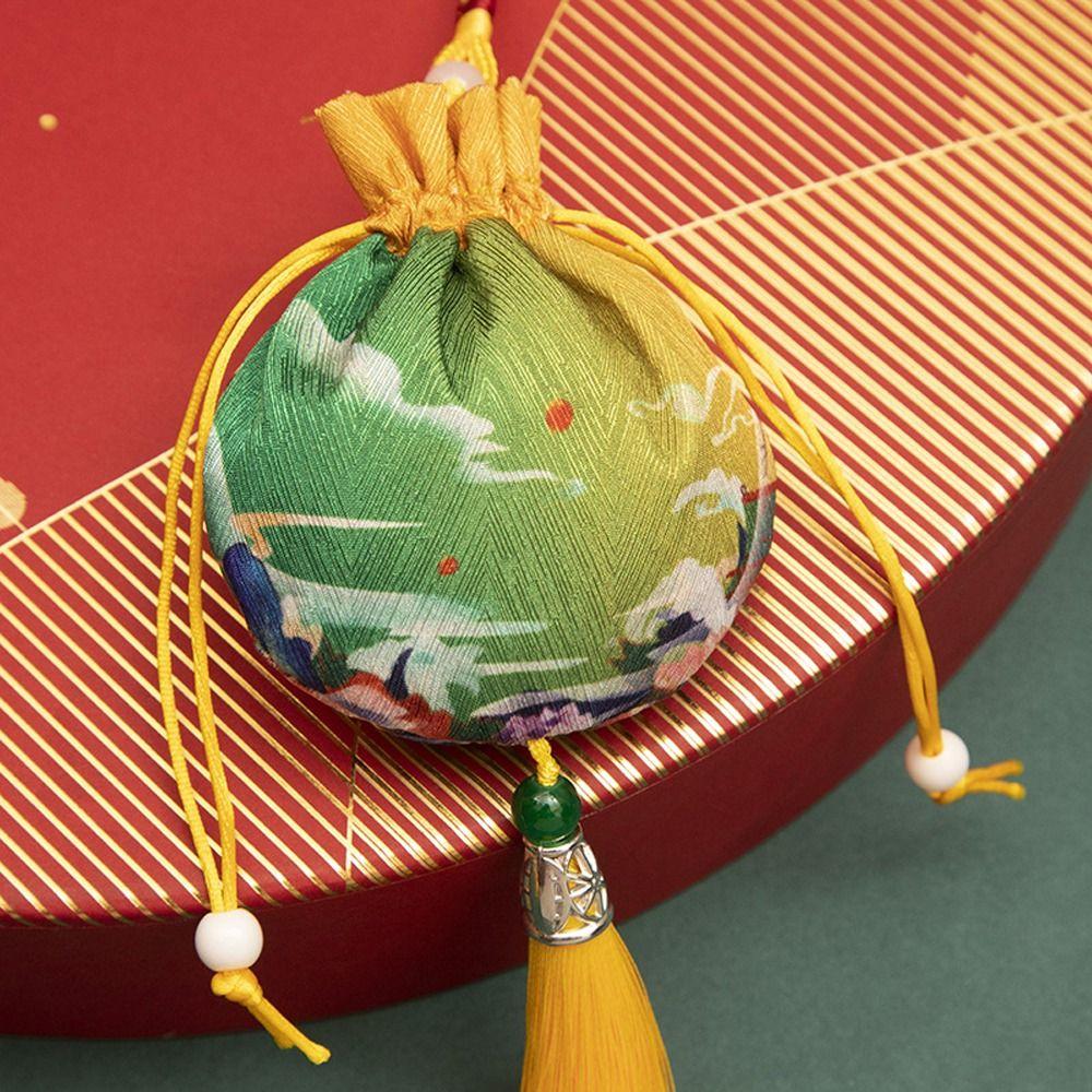 Cloth Multi Color Drawstring Chinese Style Storage Bag Empty Sachet Women Jewelry Bag Purse Pouch