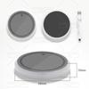 For Volvo S937 Colorful LED For Volvo S60 S90 V70 V60 R Design Logo Car Water Cup Mat Drink Holder Coaster Light Decorative Accessories