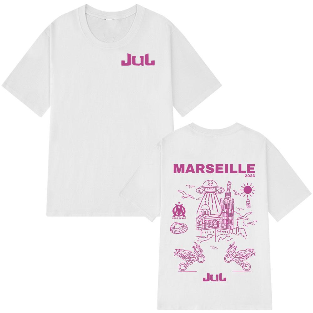 Rapper Jul Merch Shirt Men's Women Clothing Fashion Y2K T-shirt Casual Cotton Short Sleeve Oversized Tops